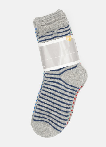 Шкарпетки (7шт) C&A смужки сірі повсякденні