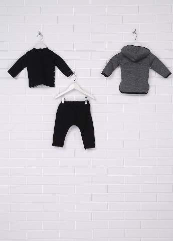 Серый демисезонный комплект (свитшот, кофта, брюки) Hippil Baby