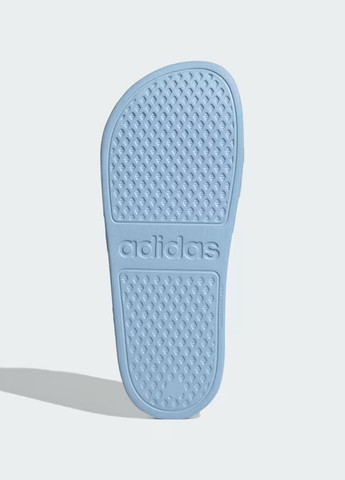 Голубые шлепанцы adidas