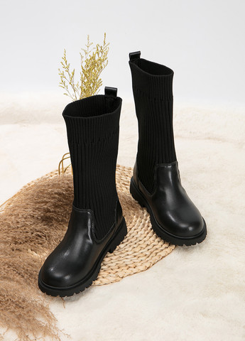 Осенние сапоги SHEIN на тракторной подошве