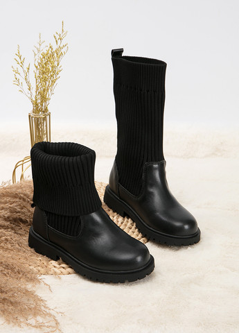 Осенние сапоги SHEIN на тракторной подошве