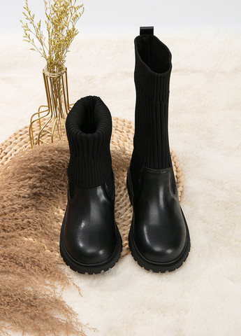 Осенние сапоги SHEIN на тракторной подошве