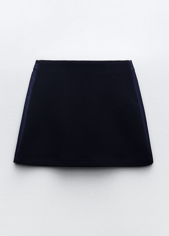 Темно-синяя кэжуал однотонная юбка Zara