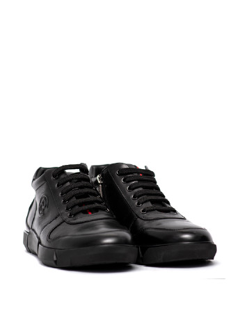 Черные зимние кроссовки Lido Marinozzi