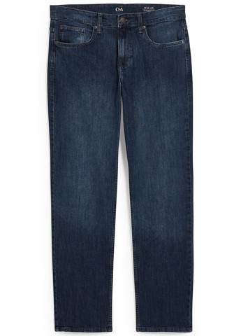 Синие демисезонные регюлар фит джинсы C&A