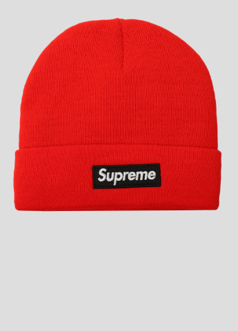 Красная шапка бини с логотипом Supreme Spain (251905344)