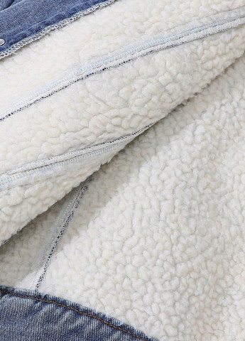 Блакитна демісезонна куртка SHEIN