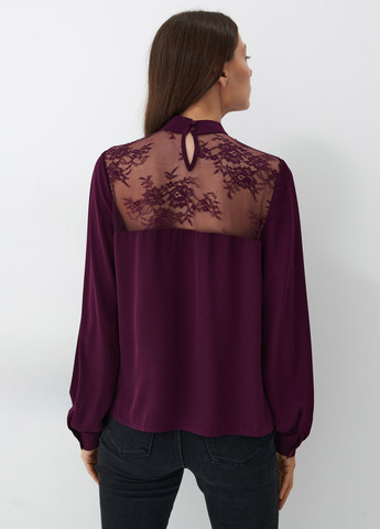 Фиолетовая блуза Mohito