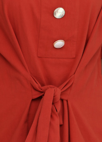 Терракотовое кэжуал платье Y-TWO однотонное