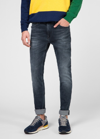 Темно-серые демисезонные прямые джинсы Pepe Jeans