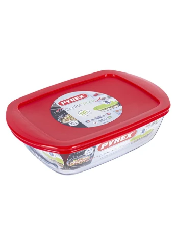 Форма для запекания Cook and Store 215PFRD 23х15х6 см красная Pyrex (253613953)