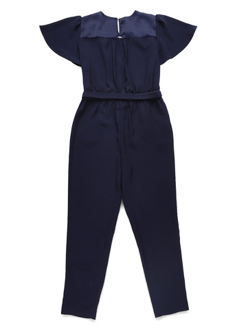 Комбинезон Morgan однотонный тёмно-синий деловой полиэстер