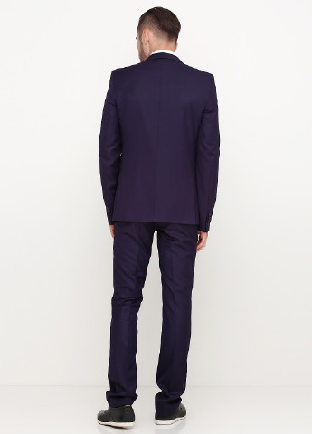 Темно-фиолетовый демисезонный костюм (пиджак, брюки) брючный Galant