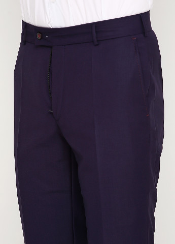 Темно-фиолетовый демисезонный костюм (пиджак, брюки) брючный Galant