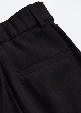 Черные кэжуал летние каррот брюки H&M
