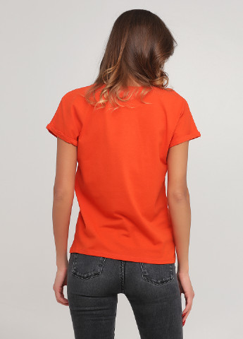 Оранжевая летняя тениска Reserved