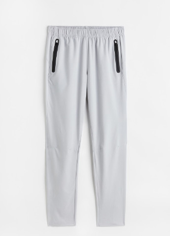 Светло-серые спортивные демисезонные брюки H&M