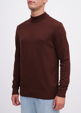 Коричневий демісезонний светр джемпер EQUILIBRI