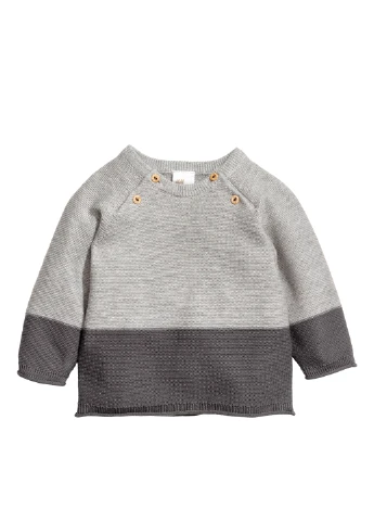 Серый демисезонный комплект (джемпер, брюки) H&M
