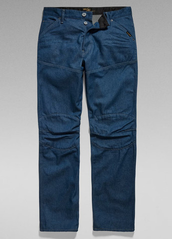 Синие демисезонные прямые джинсы G-Star Raw