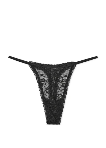 Чорний демісезонний комплект (бюстгальтер, трусики) Victoria's Secret