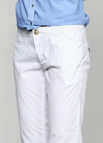 Белые кэжуал летние зауженные брюки Mavi