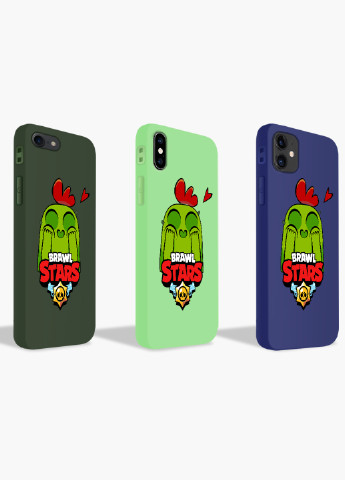Чехол силиконовый Apple Iphone Xs Спайк Бравл Старс (Spike Brawl Stars) (8938-1010) MobiPrint (219284309)