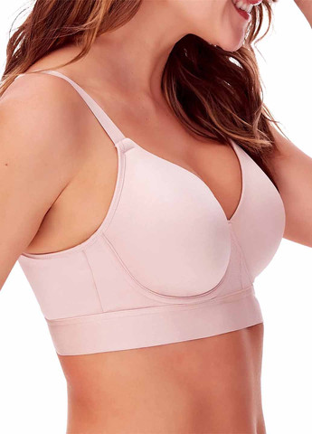 Пудровый бралетт бюстгальтер Bali с косточками нейлон
