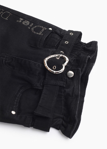 Черные демисезонные зауженные джинсы Grace