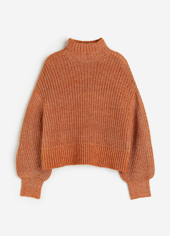 Теракотовий зимовий светр H&M