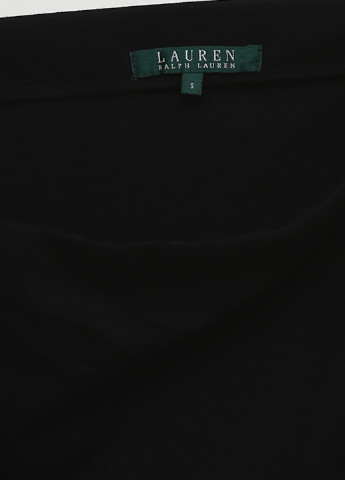 Черная офисная однотонная юбка Ralph Lauren