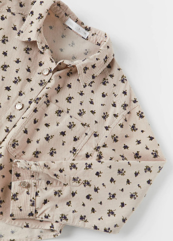 Укорочена сорочка із тонкого вельвету на дівчинку Zara (251707492)