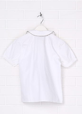 Белая блузка с коротким рукавом Lui Lei летняя
