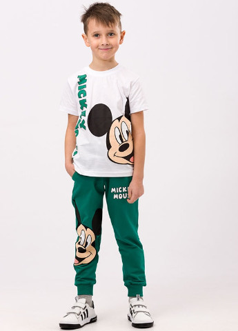 Зеленый комплект для мальчика двойка микки маус Kocak Kids