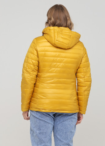 Желтая демисезонная куртка двусторонняя W Collection