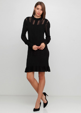 Чорна кежуал сукня футляр Twin-Set однотонна