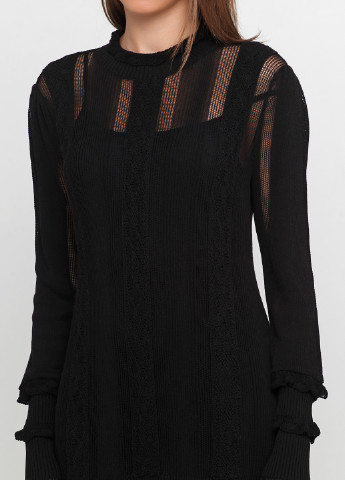 Черное кэжуал платье футляр Twin-Set однотонное