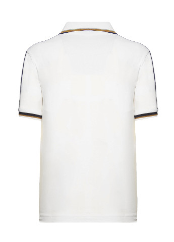 Белая футболка-поло для мужчин Aeronautica Militare с надписью
