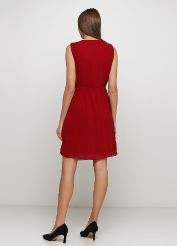 Червона кежуал плаття, сукня кльош OVS однотонна