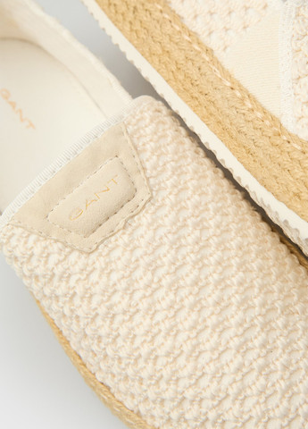 Молочные эспадрильи Gant однотонный джут, логотип (347073364)
