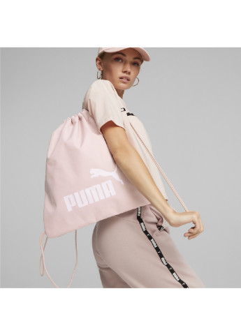 Рюкзак Phase Gym Sack Puma однотонна рожева спортивна