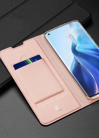 Чохол-книжка з кишенею для візиток для Xiaomi Mi 11 Rose Gold (is_00000043312_1) Dux Ducis (237829211)