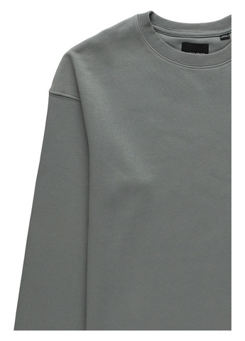 Серый свитшот Jack & Jones однотонный без декора (316506311)