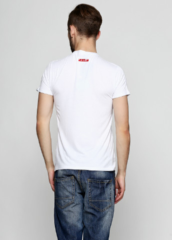 Белая демисезонная футболка с коротким рукавом Barocello