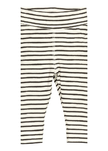 Комплект (боди, брюки) H&M рисунки белые кэжуалы трикотаж, хлопок
