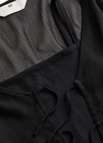 Чорний демісезонний комплект (блуза, майка) H&M