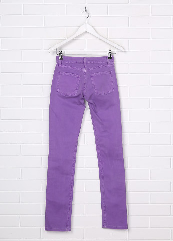 Джинси American Apparel однотонні фіолетові джинсові