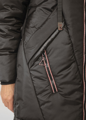 Черная зимняя куртка-пальто меган MioRichi