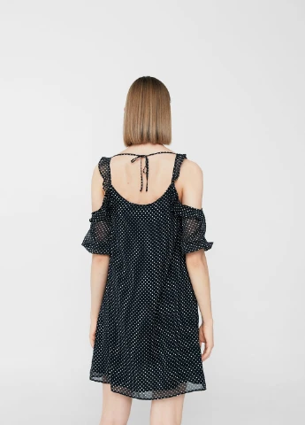 Черное кэжуал платье Mango однотонное