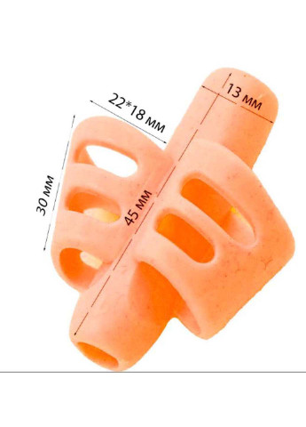 Мягкая игрушка и насадка для правильного письма оранжевый Пушин кэт с мороженным 18х15 см S&T (256543904)